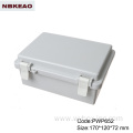 IP65 protection level Plastic latch and hinge type junction box waterproof enclosure box for electronic custom plastic enclosure